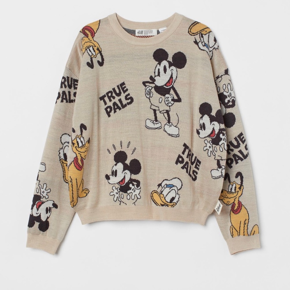 Disney Mickey Pluto and Donald Sweater
